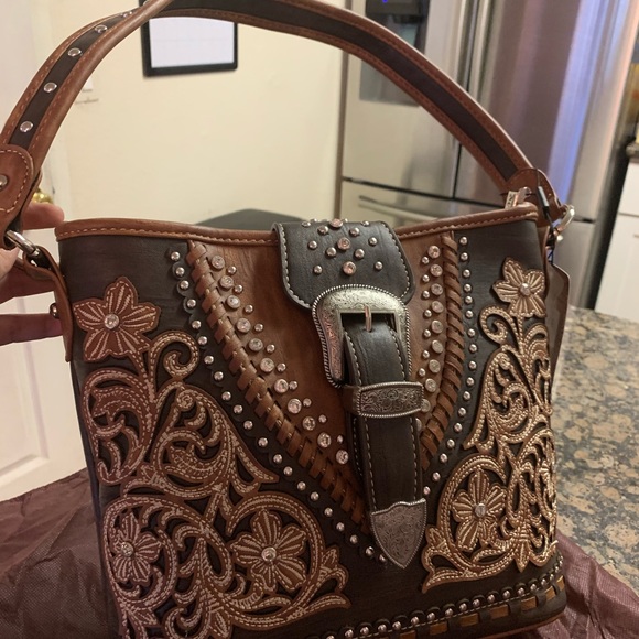 Montana west leather conceal carry purse - Picture 7 of 11